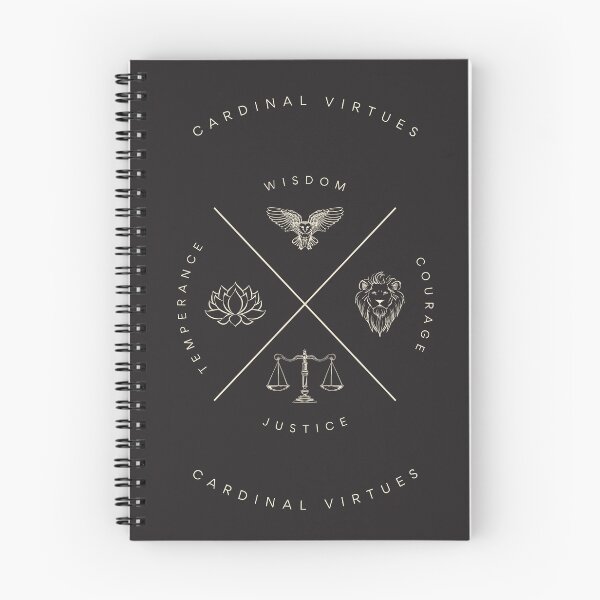 Item preview, Cardinal Virtues - The Pillars of Stoicism designed and sold by StoicWisdom.