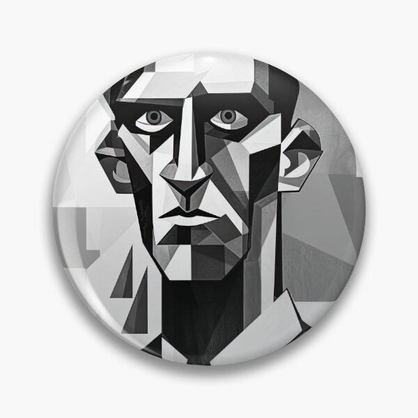 Item preview, Haunting Zombie Portrait Bauhaus Art designed and sold by ArtificialGenes.