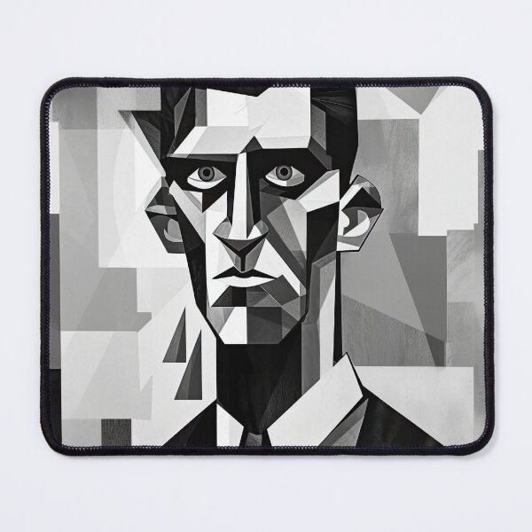 Item preview, Haunting Zombie Portrait Bauhaus Art designed and sold by ArtificialGenes.