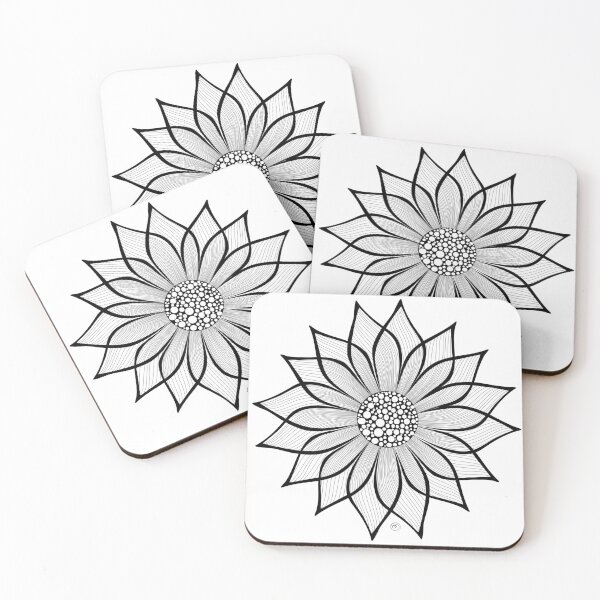 Item preview, Flower 2 zentangle designed and sold by Mir-oli.