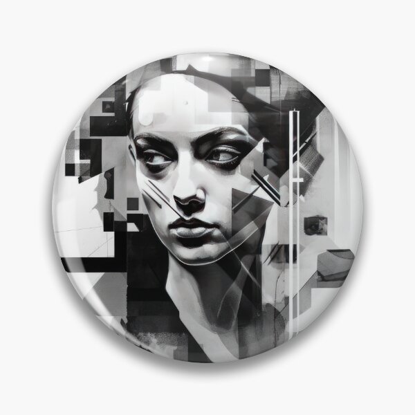 Item preview, Haunting Zombie Portrait Bauhaus Art designed and sold by ArtificialGenes.