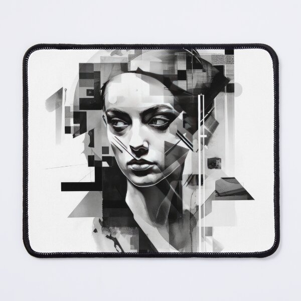 Item preview, Haunting Zombie Portrait Bauhaus Art designed and sold by ArtificialGenes.