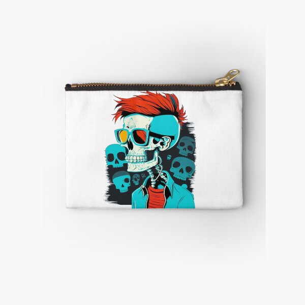 Item preview, Stylish Hipster Skeleton Pop Art Design designed and sold by GrimAndGrind.