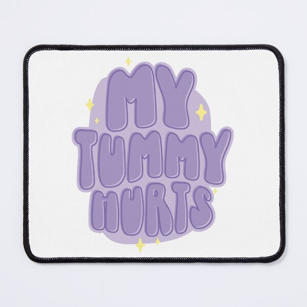 Item preview, My Tummy Hurts - Purple/Yellow designed and sold by ts-eg.