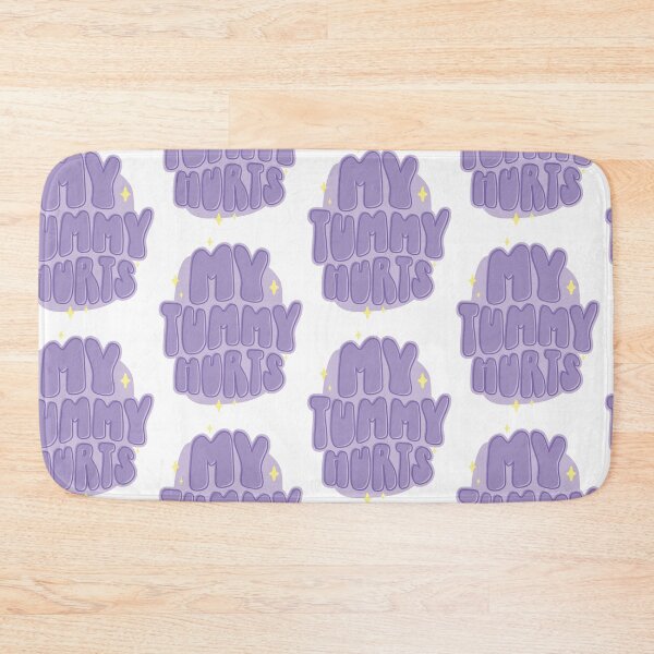 Item preview, My Tummy Hurts - Purple/Yellow designed and sold by ts-eg.