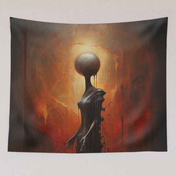 Item preview, Crimson Enigma: The Faceless Observer designed and sold by Mullet Monkey.
