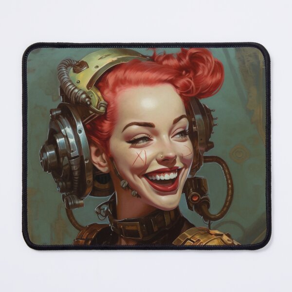 Item preview, Sci-Fi Cyberpinup Futuristic Beauties & Retro Glam designed and sold by GueloStudio.