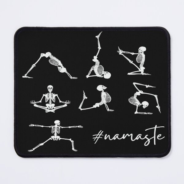 Item preview, Skeletons Doing Yoga Poses designed and sold by adoredigitals.
