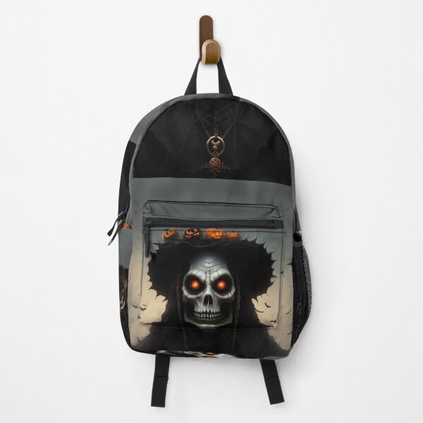 Item preview, Halloween ghostly corpse in a hat with pumpkins designed and sold by JaroDesign2023.