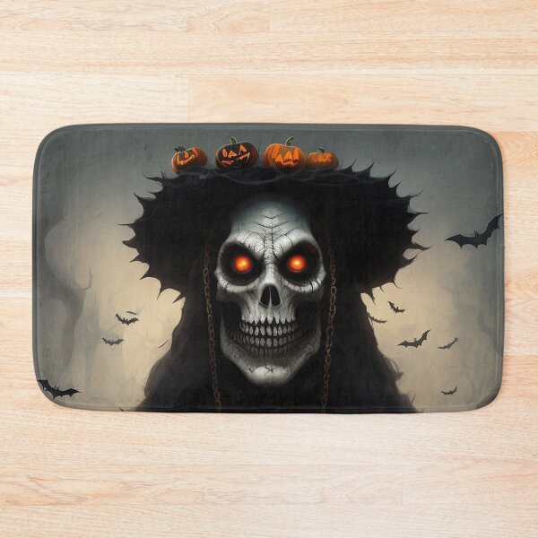 Item preview, Halloween ghostly corpse in a hat with pumpkins  designed and sold by JaroDesign2023.