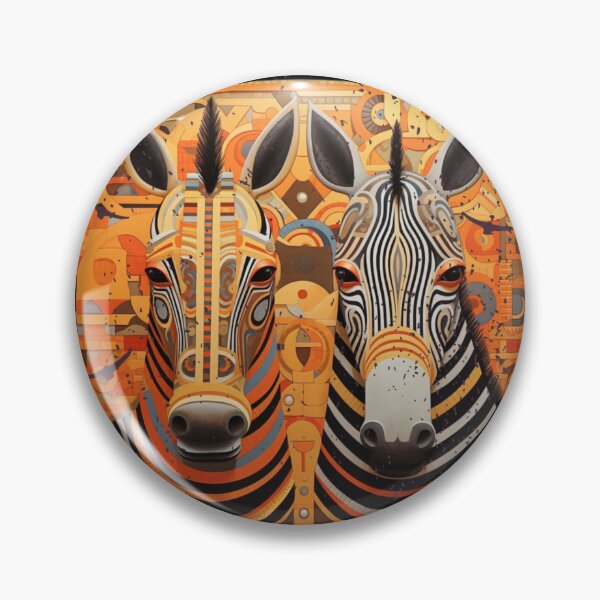 Item preview, Zebra Vibes: Ornamental Harmony designed and sold by FairX.