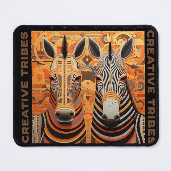 Item preview, Zebra Vibes: Ornamental Harmony designed and sold by FairX.