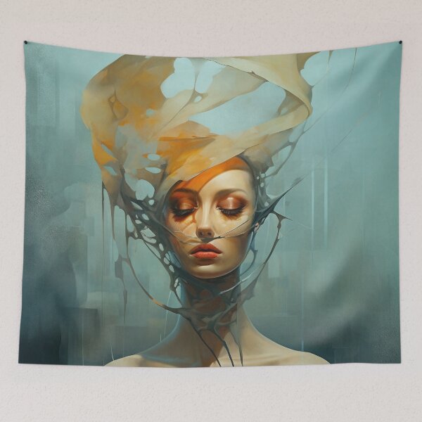 Item preview, Invisible Threads: Surreal Unraveling of the Feminine designed and sold by Mullet Monkey.