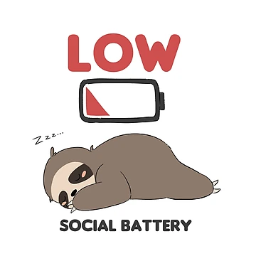 Artwork thumbnail, Introvert Sloth by Rojasole