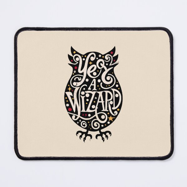 Item preview, Yer a Wizard - Owl - Typography - Wizard designed and sold by Fenay Designs.