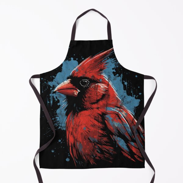 Item preview, Northern Red Cardinal - Vintage Distressed Street Art Birds designed and sold by GVRDesign.