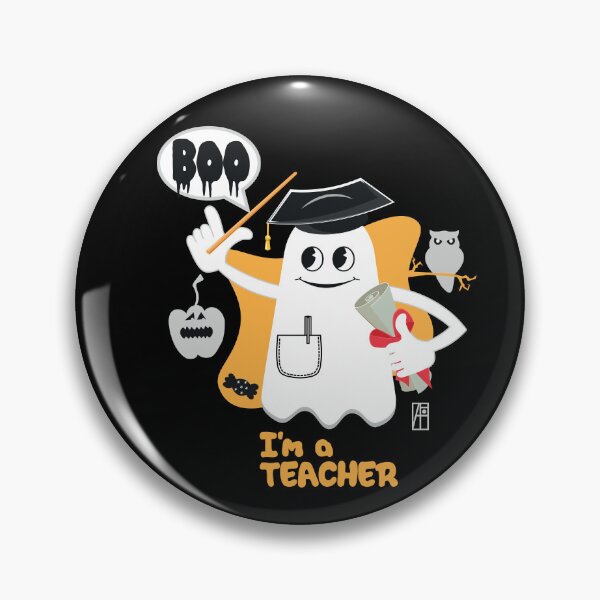 Item preview, BOO Teacher dressed as a GHOST - cute Halloween designed and sold by ArtProjectShop.