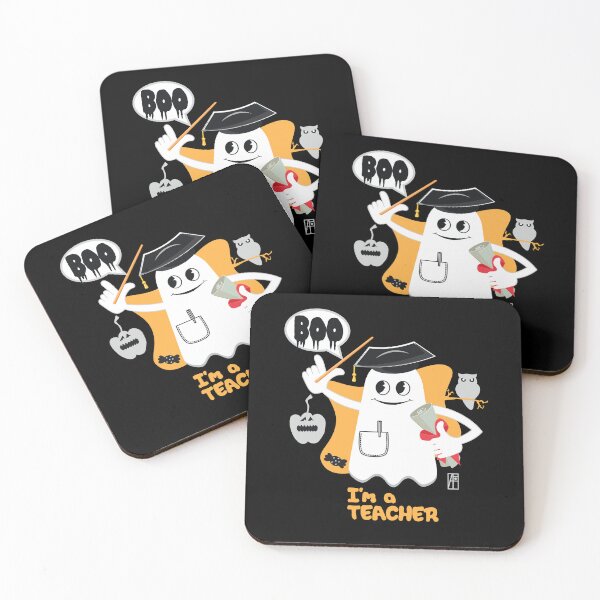 Item preview, BOO Teacher dressed as a GHOST - cute Halloween designed and sold by ArtProjectShop.