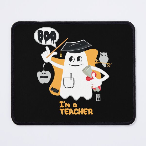Item preview, BOO Teacher dressed as a GHOST - cute Halloween designed and sold by ArtProjectShop.