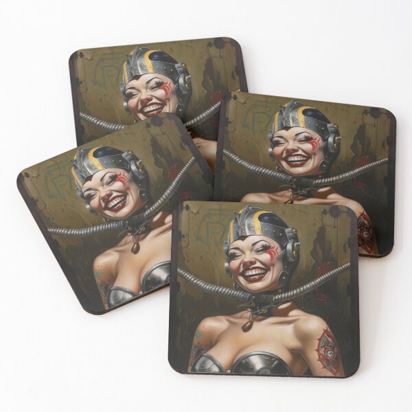 Item preview, Sci-Fi Cyberpinup Futuristic Beauties & Retro Glam designed and sold by GueloStudio.