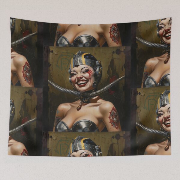 Item preview, Sci-Fi Cyberpinup Futuristic Beauties & Retro Glam designed and sold by GueloStudio.