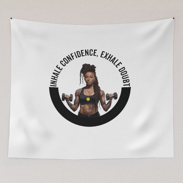 Item preview, Inhale Confidence Exhale Doubt Exercise Loungewear Casual wear Gift Presents designed and sold by WHDProduction45.