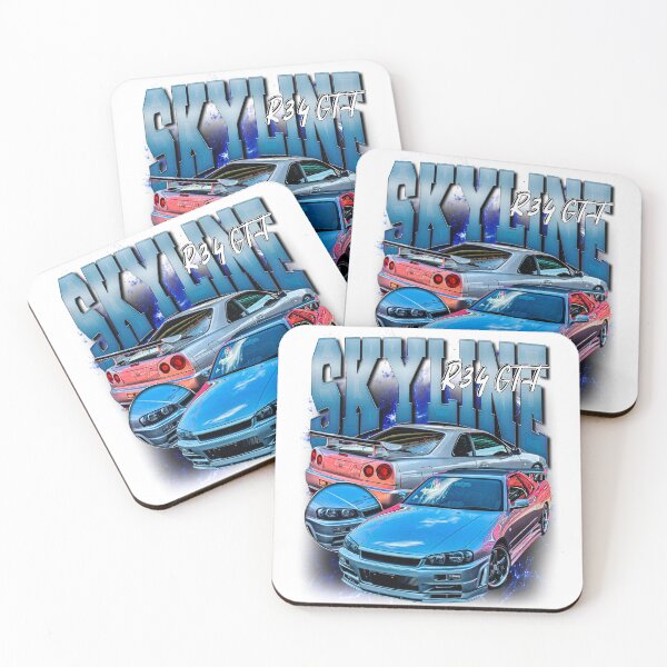 Item preview, Skyline R34 GT-T Vintage. Skyline R34 GT-R JDM, RB26, RB25 designed and sold by Udonpapa.
