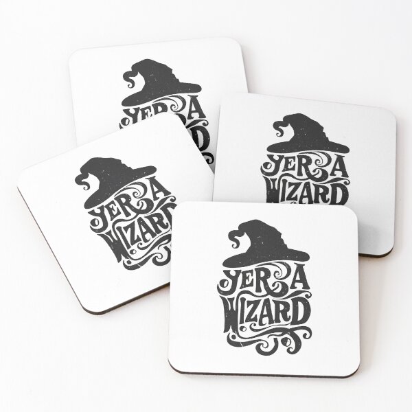 Item preview, Yer a Wizard - Black Typography - Fantasy designed and sold by Fenay Designs.