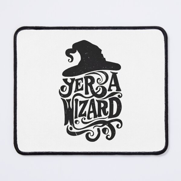 Item preview, Yer a Wizard - Black Typography - Fantasy designed and sold by Fenay Designs.