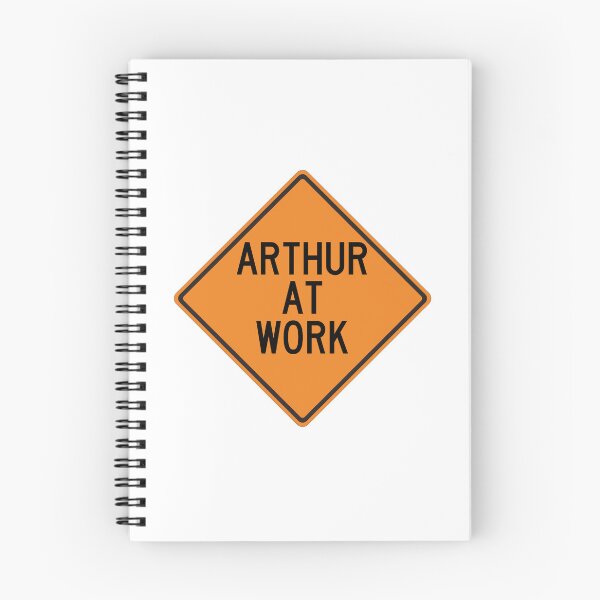 Item preview, Arthur at Work Funny Personalized Warning Sign designed and sold by Wurmbone.