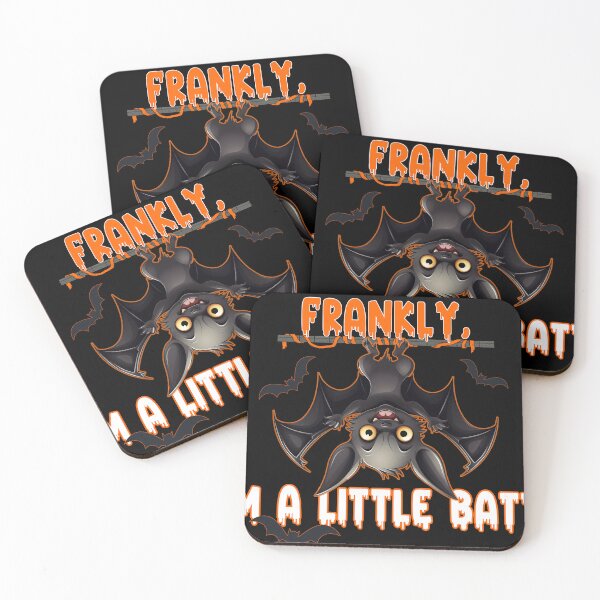 Item preview, Frankly, Im A Little Batty - Cute, Funny, Halloween Bat designed and sold by ClassActCreator.