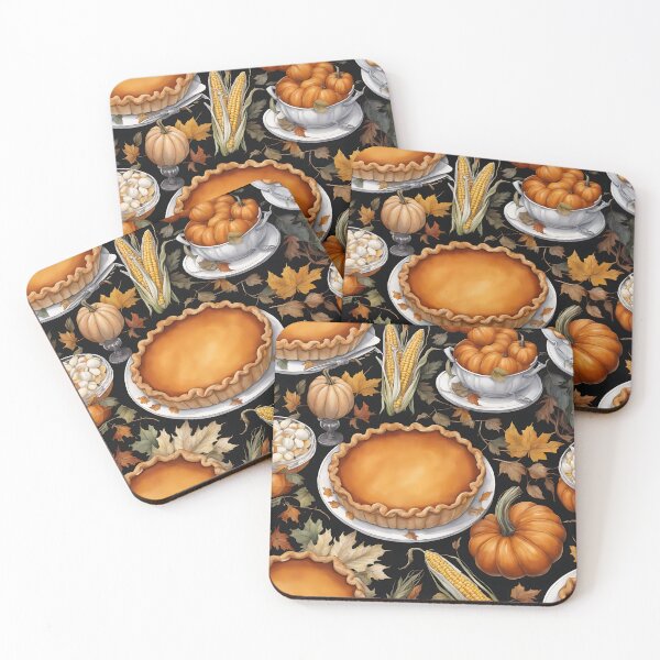 Item preview, Pumpkin Pie and Corn Pattern designed and sold by Art Intelligence.