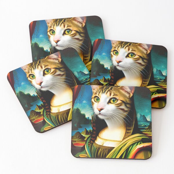 Item preview, Mona Lisa Cat designed and sold by GooGooPop.