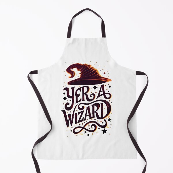 Item preview, Yer a Wizard - Crimson Typography - Fantasy designed and sold by Fenay Designs.