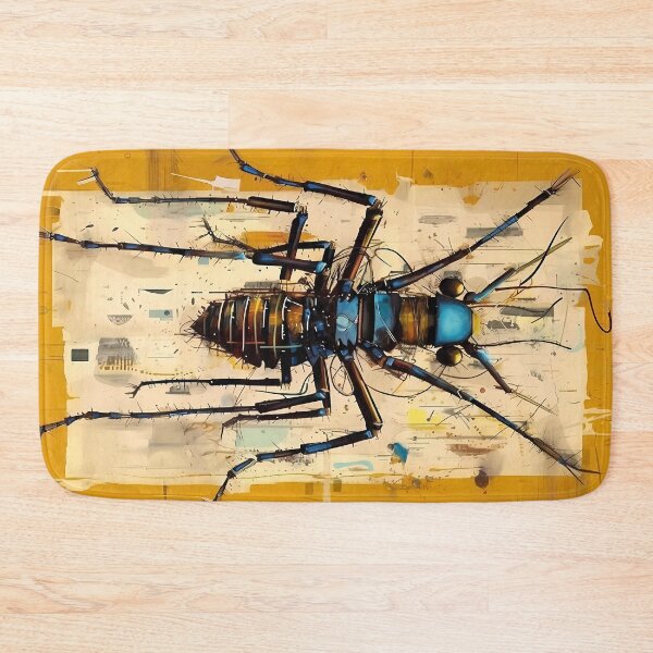 Item preview, Sunlit Insect Art: Golden Beetle Masterpiece. designed and sold by GiveMeMood.