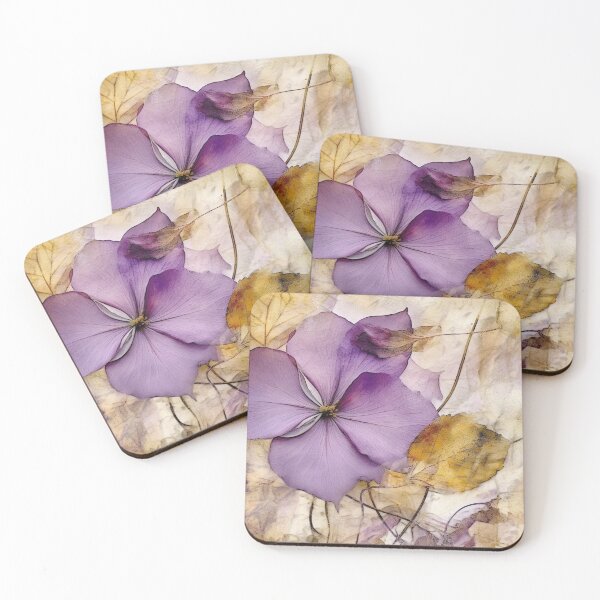 Item preview, Purple Flower matte distressed finish designed and sold by Melanie BStudio.