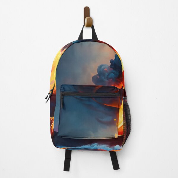 Item preview, Fire and flames on the ocean designed and sold by GGardenStudio.