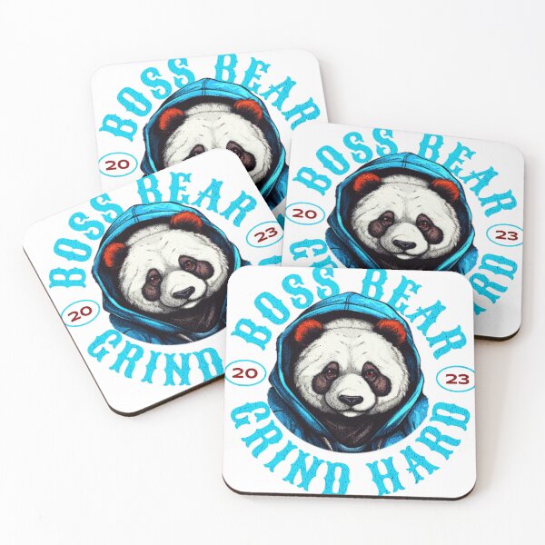 Item preview, Bear Boss: Grind with Grit designed and sold by FairX.