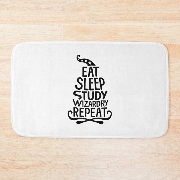 Item preview, Eat, Sleep, Study Wizardry, Repeat - Hat - Wizard designed and sold by Fenay Designs.