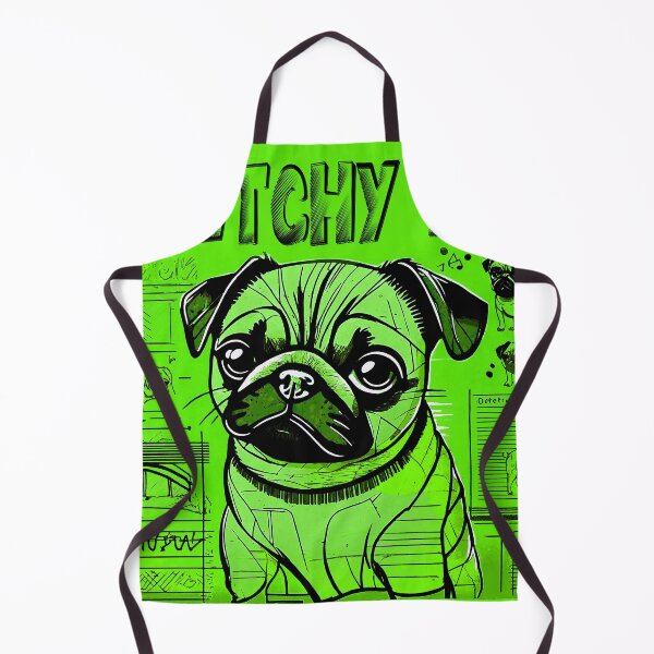 Item preview, Pug Sketchbook 2 GREEN designed and sold by RedBluffTraders.