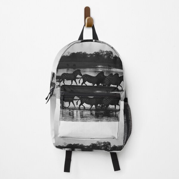 Item preview, Zebra Sunset in Black and White designed and sold by Kay Brewer.