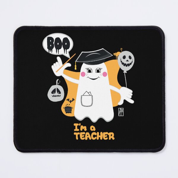 Item preview, BOO Lady teacher dressed as a GHOST - cute Halloween designed and sold by ArtProjectShop.