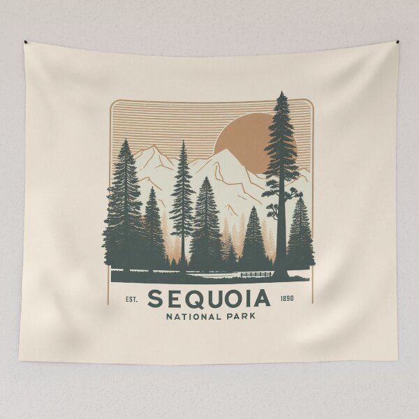 Item preview, Sequoia National Park designed and sold by Retro Travel Design.