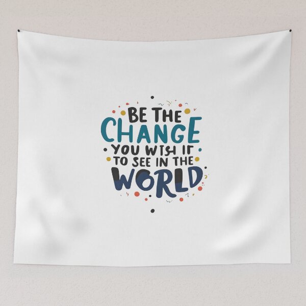 Item preview, Be the Change: Typography Inspiring Positive Transformations designed and sold by TYPOGraphy-101.