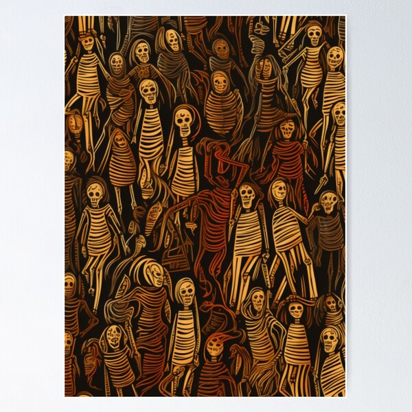 Item preview, The Mummy Pattern designed and sold by Bring Back Culture.