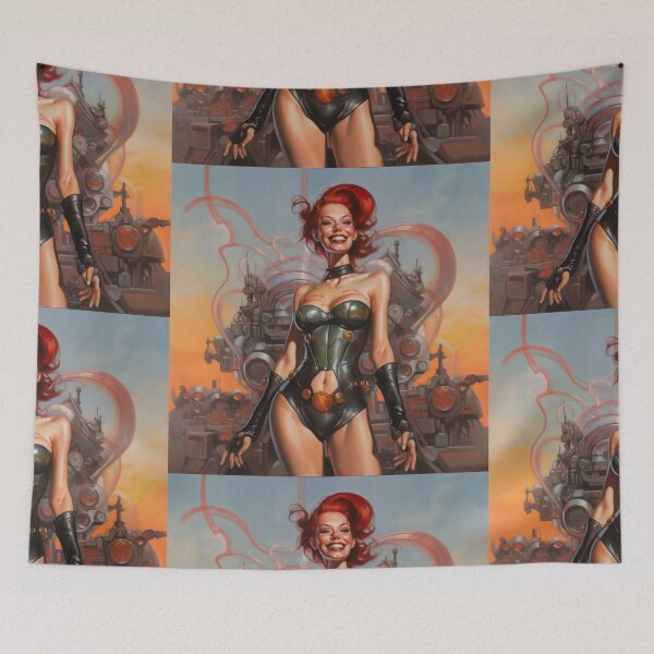 Item preview, Sci-Fi Cyberpinup Futuristic Beauties & Retro Glam designed and sold by GueloStudio.