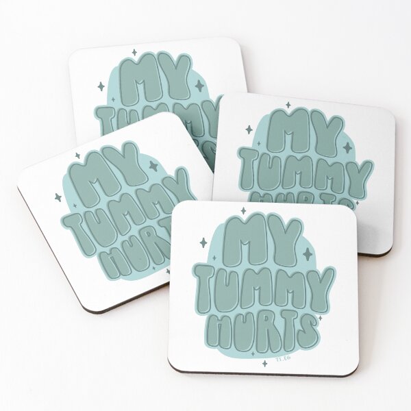 Item preview, My Tummy Hurts - Blue designed and sold by ts-eg.