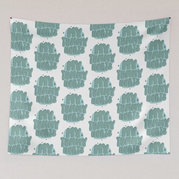 Item preview, My Tummy Hurts - Blue designed and sold by ts-eg.
