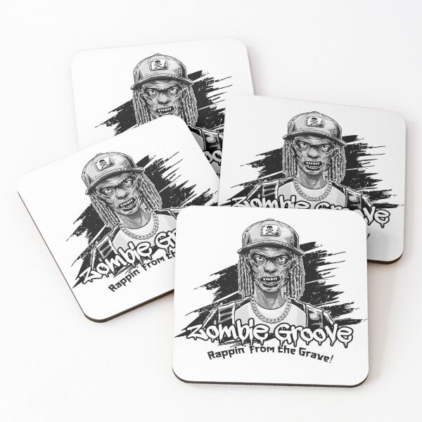 Item preview, Zombie Groove Rapping From The Grave Sketch designed and sold by zombiehiphop.