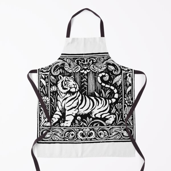 Item preview, Ilustración del tigre Art Nouveau designed and sold by WildComfrey.